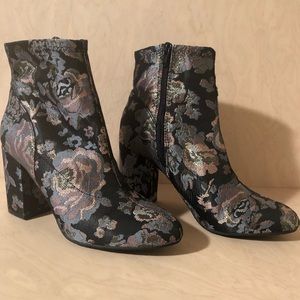 Floral booties